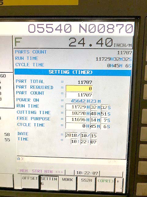 OKK HM-1000S CNC Horizontal Machining Center For Sale